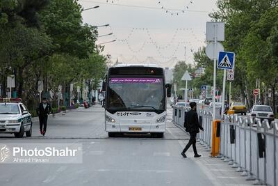 سرویس‌دهی رایگان اتوبوسرانی مشهد در روز دحو الارض (دوم خرداد ۱۴۰۴)