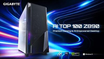 دسکتاپ AI TOP 100 Z890؛ هیولای همه‌کاره گیگابایت برای بازی و مدل‌های هوش مصنوعی