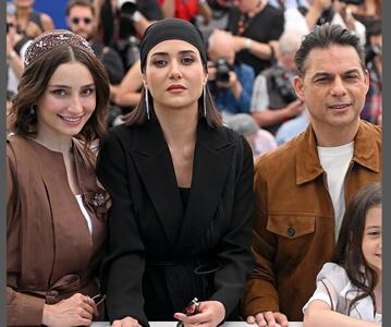 تصاویر جدید از پیمان معادی و پریناز ایزدیار در کن