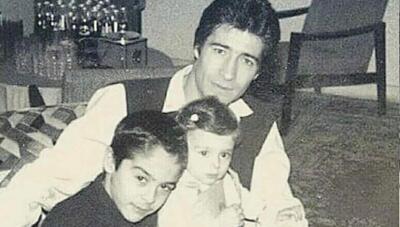 ۳۱ سال پیش: ناصر حجازی در آستانه نیمکت سپاهان / عکس‌هایی دیده نشده از اسطوره با فرزندانش