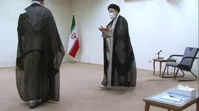 فیلم منتشرنشده اولین دیدار رئیسی با رهبری پس از انتخابات ۱۴۰۰