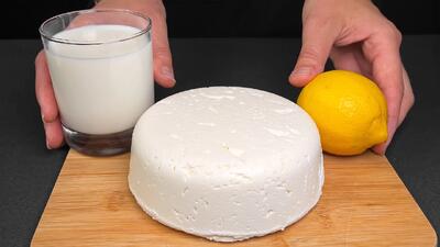 طرز تهیه پنیر سنتی سفت قالبی سنتی با لیمو