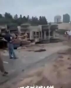 ببینید| حادثه در بزرگراه دستجردی اصفهان