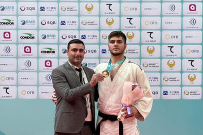 قهرمانی جودوکار نوجوان ایران در تاشکند