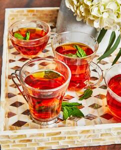 چای عربی با نعناع تازه؛ طرز تهیه چای عربی سنتی و معطر | رصد ۱۰۰