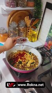 دلمه برگ مو ناهار دورهمی جمعه ها + فیلم