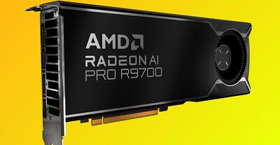 AMD با کارت گرافیک Radeon AI Pro R9700 سلطه انویدیا بر هوش مصنوعی را به چالش کشید؛ 96 گیگابایت حافظه با معماری RDNA 4