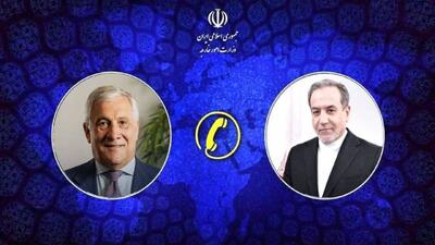 وزیر امور خارجه ایتالیا در جریان نتیجه گفت‌و‌گو‌های ایران و آمریکا قرار گرفت