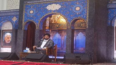 دشمن به دنبال تجزیه امت اسلامی است / پرچم مقاومت بر زمین نخواهد افتاد