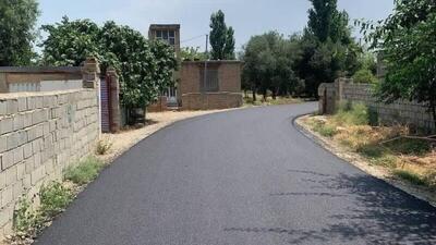 ۷۵ میلیارد ریال برای آسفالت معابر روستاهای بیشه دراز و کاور دهلران هزینه شد