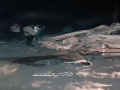 واژگونی پژو در محور بستک - لار جان دختر ۱۵ ساله را گرفت
