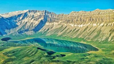 دریاچه زیبای تمی الیگودرز