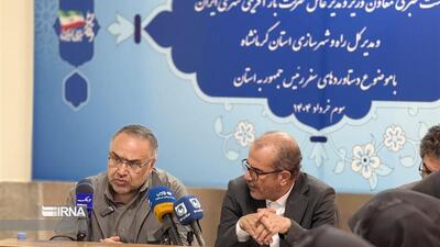 ۱۳ همت در سفر رییس‌جمهور به حوزه راه و شهرسازی کرمانشاه اختصاص یافت