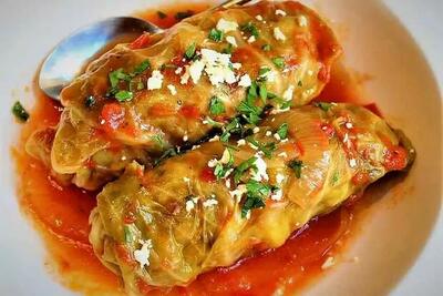 طرز تهیه دلمه کاهو