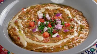 طرز تهیه فول مدمس صبحانه ای مقوی و لذیذ با لوبیا