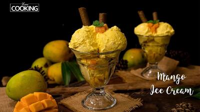 طرز تهیه بستنی انبه خانگی | بستنی انبه خوشمزه در خانه!