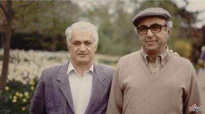 عکس/ حسن کامشاد و دوست صمیمی‌اش