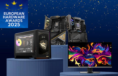 MSI دوباره در جوایز سخت‌افزار اروپا ۲۰۲۵ به پیروزی دست یافت - گیمفا