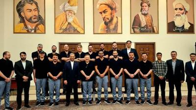 دیدار دوستانه تیم فوتبال هنرمندان ایران و تاجیکستان در دوشنبه