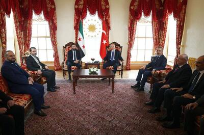 محورهای دیدار «جولانی» با «اردوغان»
