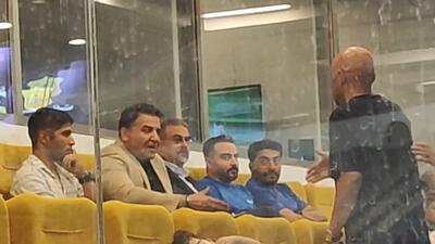 حضور علی نظری جویباری ، علی چینی در جایگاه ویژه - پارس فوتبال