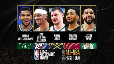 رونمایی از سه تیم منتخب فصل NBA با حضور استفن کری و لبران جیمز - پارس فوتبال