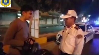 اجرای طرح شبانه برخورد با رانندگان متخلف و هنجارشکن در لنگه