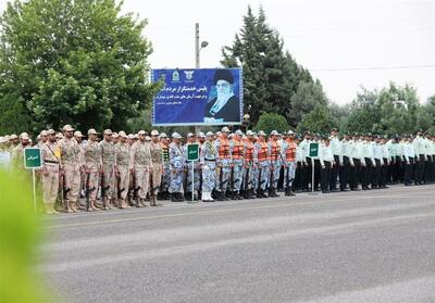 صبحگاه مشترک نیروهای مسلح گلستان در سالروز فتح خرمشهر‌ - تسنیم