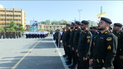 برگزاری صبحگاه مشترک نیرو‌های مسلح هرمزگان