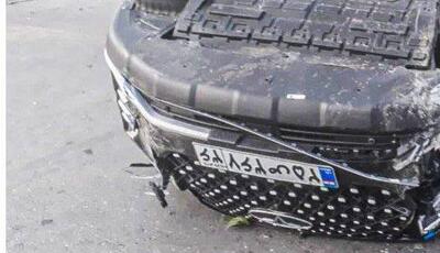 عکس/ واژگونی خودرو در بلوار وکیل‌آباد مشهد