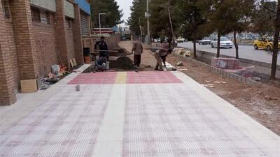 ۷۰ کیلومتر از معابر اراک برای افراد کم‌توان مناسب‌سازی شد