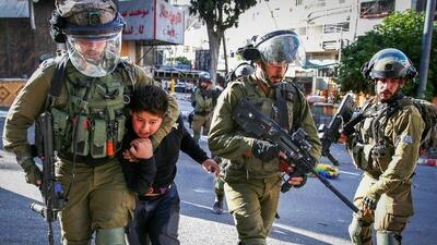 اسرائیل ۳ کودک ۱۰ ساله فلسطینی را بازداشت کرد