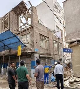 تخریب غیرحرفه‌ای ساختمان ۳ مصدوم به جای گذاشت