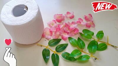 ایده های خلاقانه برای ساخت کاردستی با دستمال توالت!