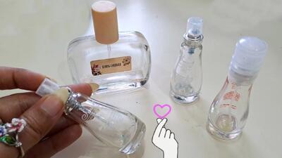 ایده های خلاقانه برای استفاده از بطری های عطر خالی!