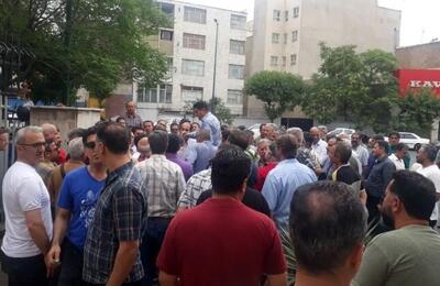تجمع بازنشستگان شرکت واحد اتوبوسرانی تهران/ تجمع بازنشستگان کارگری در چند شهر
