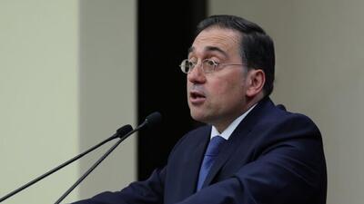 وزیر خارجه اسپانیا: باید کشور‌های بیشتری برای به رسمیت شناختن دولت فلسطین اقدام کنند/ دیگر اجازه فروش سلاح به تل‌آویو و پهلوگیری کشتی‌های حامل سلاح در بنادر خود را نمی‌دهیم/ آخرین چیزی که مردم خاورمیانه به آن نیاز دارند، سلاح است