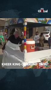 ببینید؛ شهرت یک شهروند پاکستانی به دلیل شباهت به ترامپ