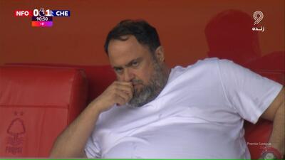 چهره جالب و ناراحت مالک یونانی ناتینگهام فارست