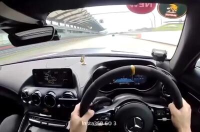 تصادف وحشتناک مرسدس بنز AMG