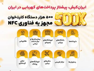 ایران‌کیش، پیشتاز کهربایی‌ها در حوزه پرداخت