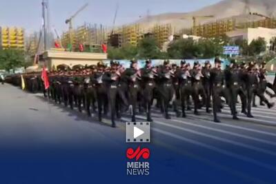 مراسم صبحگاه در دانشگاه افسری امام حسن (ع) پلیس برگزار شد