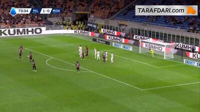 گل زیبای ژائو فلیکس به مونتزا از روی ضربه آزاد (میلان 2-0 مونتزا) - پارس فوتبال