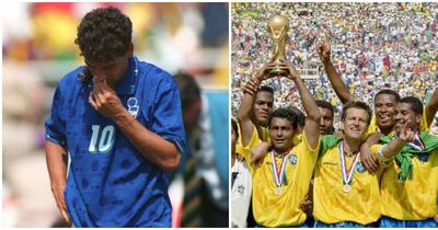 دیدار روماریو و روبرتو باجو، ۳۱ سال پس از فینال جام جهانی ۱۹۹۴؛ دو پادشاه در یک قاب! - پارس فوتبال