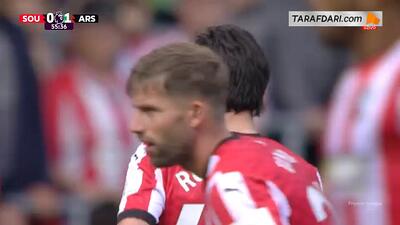 گل راس استوارت به آرسنال (ساوتهمپتون 1-1 آرسنال) - پارس فوتبال