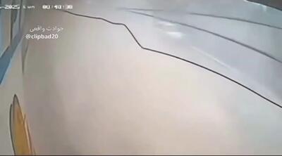 فیلم حادثه بریدن ترمز کامیون