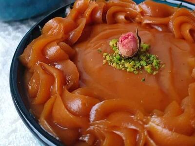 طرز تهیه حلوای مسقطی عربی + فیلم - سبک ایده آل
