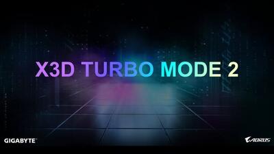 افزایش قدرت پردازنده های Ryzen با فناوری X3D Turbo Mode 2 گیگابایت