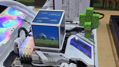 MineCube 360 Ultra ARGB؛ عجیب‌ترین خنک‌کننده‌ای که تا به امروز دیده‌اید