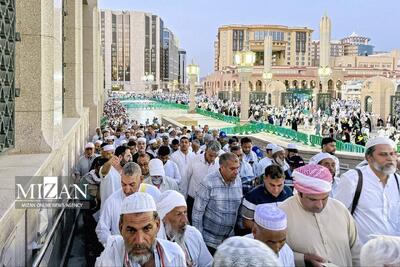 تصاویر حجاج ایرانی در قبرستان بقیع